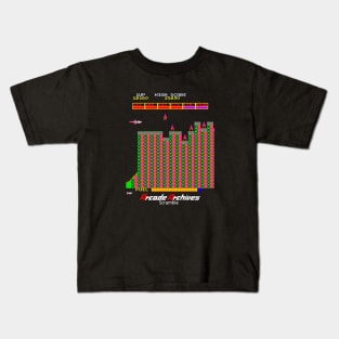 Mod.6 Arcade Scramble Space Invader Video Game Kids T-Shirt